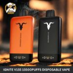 ignite v155 15500puffs disposable vape ultra slim pod kit in the uae