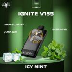 ignite v155 15500puffs icy mint