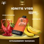 ignite v155 15500puffs strawbeery banana