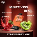 ignite v155 15500puffs strawbeery kiwi