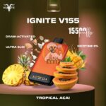 ignite v155 15500puffs tropical acai