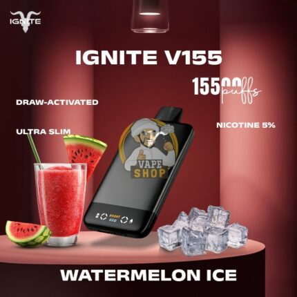 ignite v155 15500puffs watermelon ice