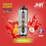 jnr shisha storm 52000 puffs disposable vape 2 dtl in the uae lady killa 1
