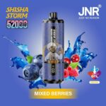 jnr shisha storm 52000 puffs disposable vape 2 dtl in the uae mixed berries 1