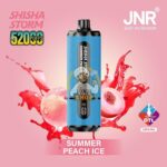 jnr shisha storm 52000 puffs disposable vape 2 dtl in the uae summer peach ice 1