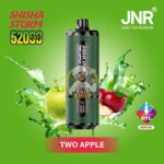 jnr shisha storm 52000 puffs disposable vape 2 dtl in the uae two apple 1