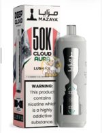 mazaya cloud aura 50000 puffs disposable vape 6mg in the uae lush ice