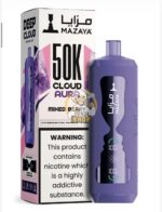 mazaya cloud aura 50000 puffs disposable vape 6mg in the uae mixed berry