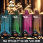 relx optimus up to 60000 puffs 50mg nicotine disposable vape