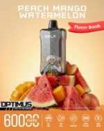 relx optimus up to 60000 puffs 50mg peach mango watermelon