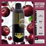 tesiyi ak 50000 puffs disposable vape 50mg in the uae berry cherry