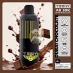 tesiyi ak 50000 puffs disposable vape 50mg in the uae dubai chocolate