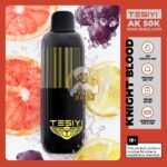 tesiyi ak 50000 puffs disposable vape 50mg in the uae knight blood