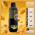 tesiyi ak 50000 puffs disposable vape 50mg in the uae triple mango