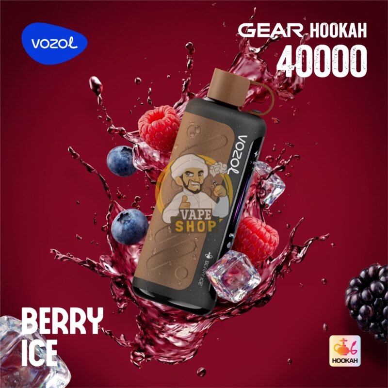 vozol gear hookah 40000 puffs berry ice