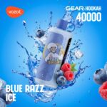 vozol gear hookah 40000 puffs blue razz ice