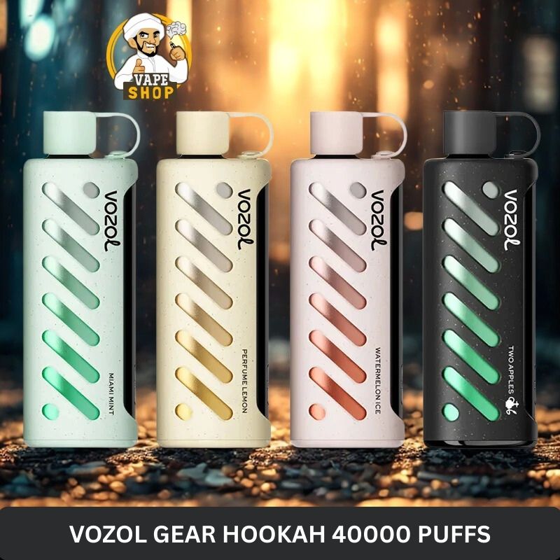 vozol gear hookah 40000 puffs disposable vape 5mg in the uae