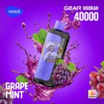 vozol gear hookah 40000 puffs grape mint