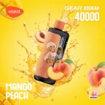 vozol gear hookah 40000 puffs mango peach