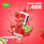 vozol gear hookah 40000 puffs strawberry kiwi