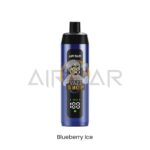 airbar e shisha 15000 puffs 3mg nicotine dtl vape blueberry ice