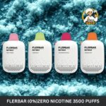 flerbar zero nicotine 3500 puffs vape