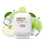 flerbar zero nicotine 3500 puffs vape apple ice