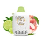 flerbar zero nicotine 3500 puffs vape lime peach