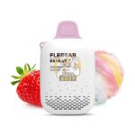 flerbar zero nicotine 3500 puffs vape strawberry cotton candy