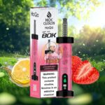 hoqa hok clouds 80k puffs 5 nicotine shisha based vape strawberry lemonade