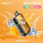 misjoy beta 50000 puffs disposable vape 50mg in the uae mango ice