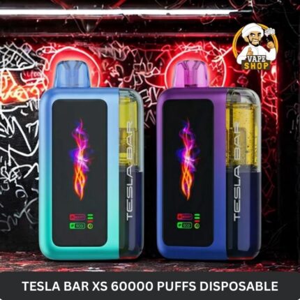 tesla bar xs 60000 puffs disposable vape 50mg in the uae