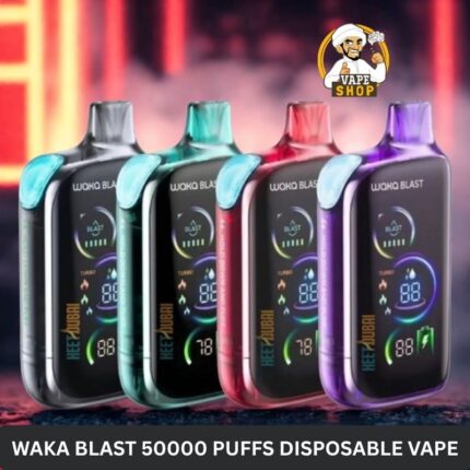 waka blast 50000 puffs disposable vape 50mg in the uae 3