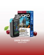 waka blast 50000 puffs disposable vape 50mg in the uae dark cherry 3