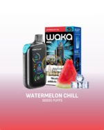 waka blast 50000 puffs disposable vape 50mg in the uae watermelon chill 3