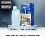waka nova 12000 puffs 18mg disposable vape blueberry sour raspberry 3