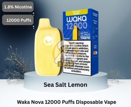 waka nova 12000 puffs 18mg disposable vape sea salt lemon 3