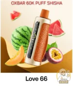 oxbar shisha 60k nicotine love 66 1
