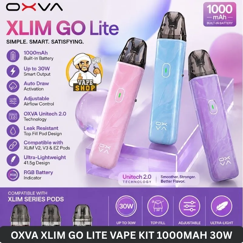oxva xlim go lite vape kit 1000mah 30w in uae oxva xlim go lite vape kit 1000mah 30w in uae