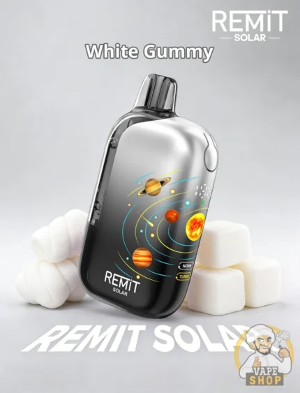 remit solar 50000 puffs 50mg nicotine white gummy