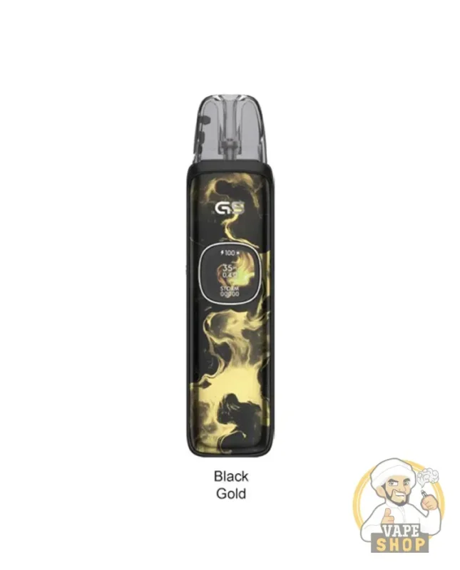 uwell caliburn g5 pod kit 1600mah 35w in dubai black gold 1