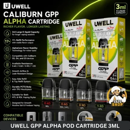 uwell gpp alpha pod cartridge 3ml in uae