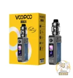 voopoo drag 6 kit 220w none build battery metal gray