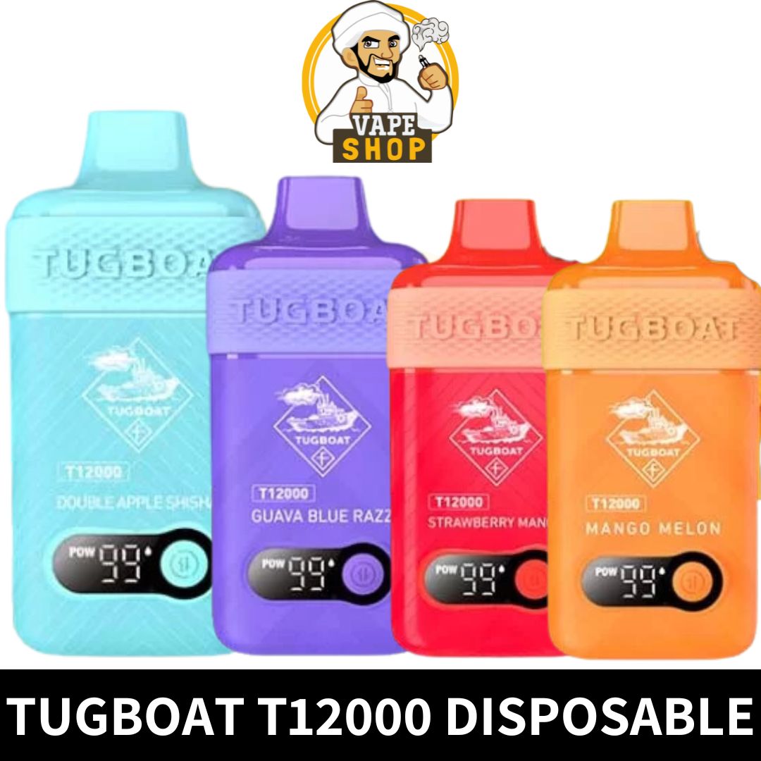 Tugboat T12000 Disposable 12000 Puffs 50Mg Rechargeable Vape In Dubai UAE Tugboat T12000 Disposable 12000 Puffs 50Mg Rechargeable Vape In Dubai UAE