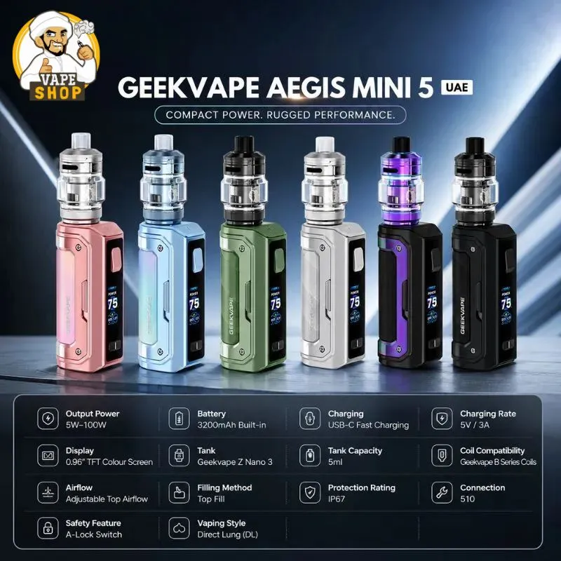Geekvape-Aegis-Mini-5-Kit-3200mAh-100W-In-UAE