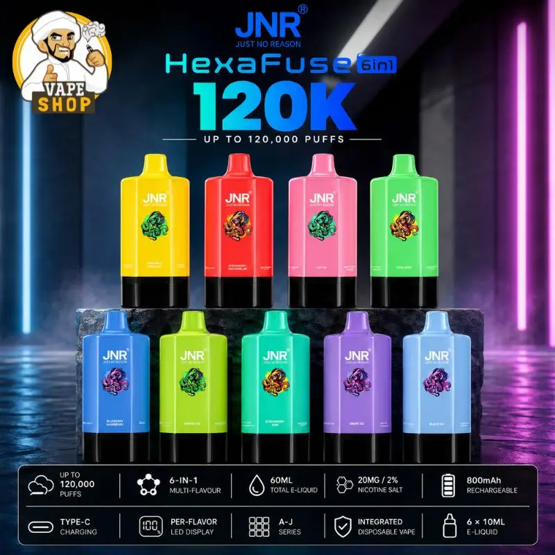 JNR-HexaFuse-120K-Puffs-Disposable-Vape-6in1-in-Dubai-UAE