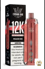 al-fakher-crown-bar-12k-crystal-v2-disposable-vape-12000-puffs-in-uae-peach-ice