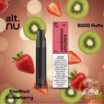 alt nu 8000 puffs disposable vape 20mg in dubai uae kiwifruit strawberry