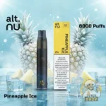 alt nu 8000 puffs disposable vape 20mg in dubai uae pineapple ice