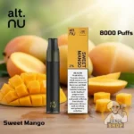 alt nu 8000 puffs disposable vape 20mg in dubai uae sweet mango